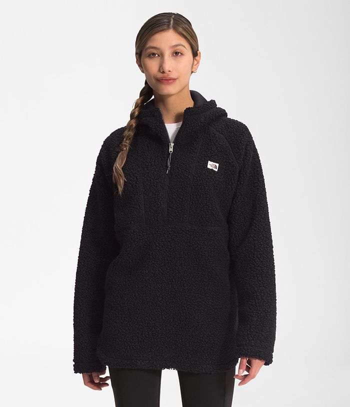 The North Face Womens Pullover Ridge Fleece Tunic 954RWMPTZ - Black